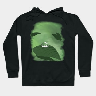 droplet on a leaf Hoodie